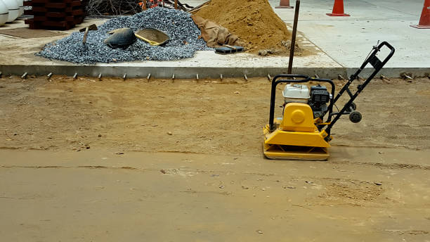 Compactación para instalar césped sintetico